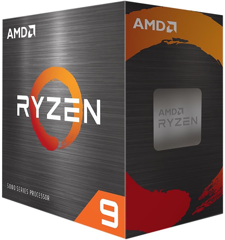 AMD Ryzen 9 5950X CPU 16 Cores 32 Threads AM4 4.9GHz Boost 72MB Cache No Cooler