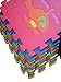 Transportation Puzzles Play Mat 9-tile EVA Foam Rainbow Floor by Poco Divo