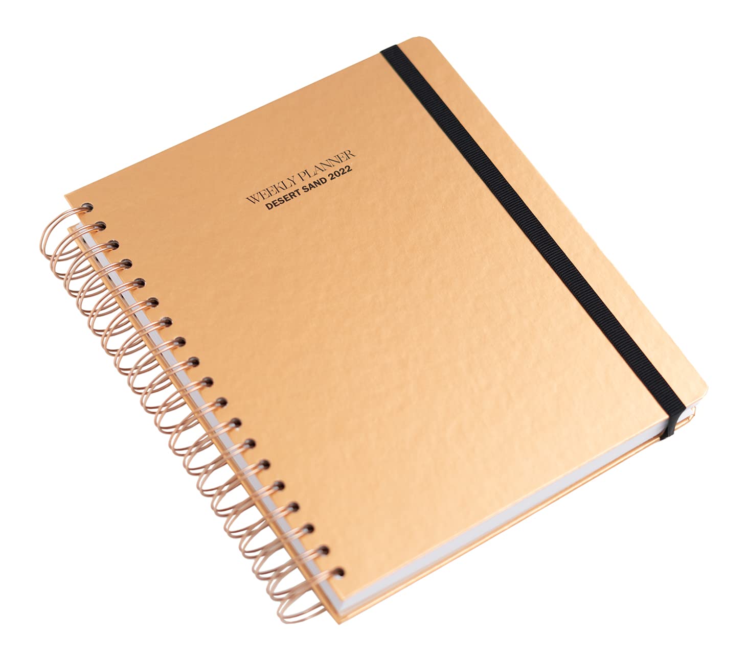 Kokonote Official Desert Sand 2022 Week To View Diary - 2022 Weekly Planner - A5 Planner With Stickers and Pocket - 2022 Diary