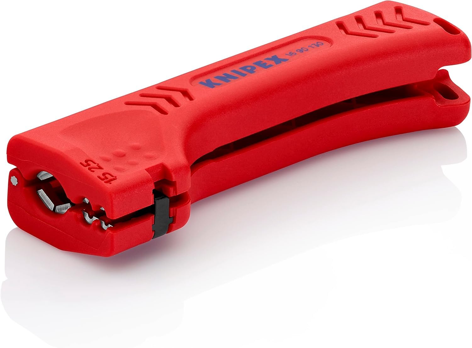 KNIPEX Universal Stripping Tool for Building and Industrial Cables in Blister 130 mm, 16 90 130 SB