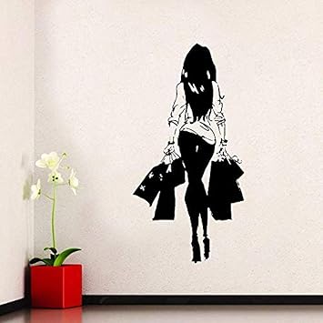 Adhesivo De Pared Moda Mujer Compras Vinilo Pegatinas De Pared
