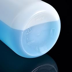 Kestun 32oz/1000ml Plastic Bottles, Wide Mouth HDPE