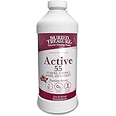Buried Treasure Active 55 Plus - 32 serv, Liquid Multivitamin for Seniors, Vegan, Sugar-Free, Natural Immune Support, Vitamins & Super-Foods Blend