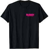 Bleach: Thousand-Year Blood War Pink Text Front &amp; Back Anime T-Shirt
