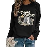 Ykomow Happy Easter Sweatshirt Women Long Sleeve Cute Bunny Rabbit Graphic Tees Pullover