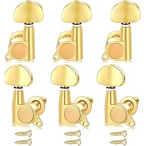 Amazon.com: Gusnilo Guitar Tuning Pegs 6 Pcs 3l3r Acoustic