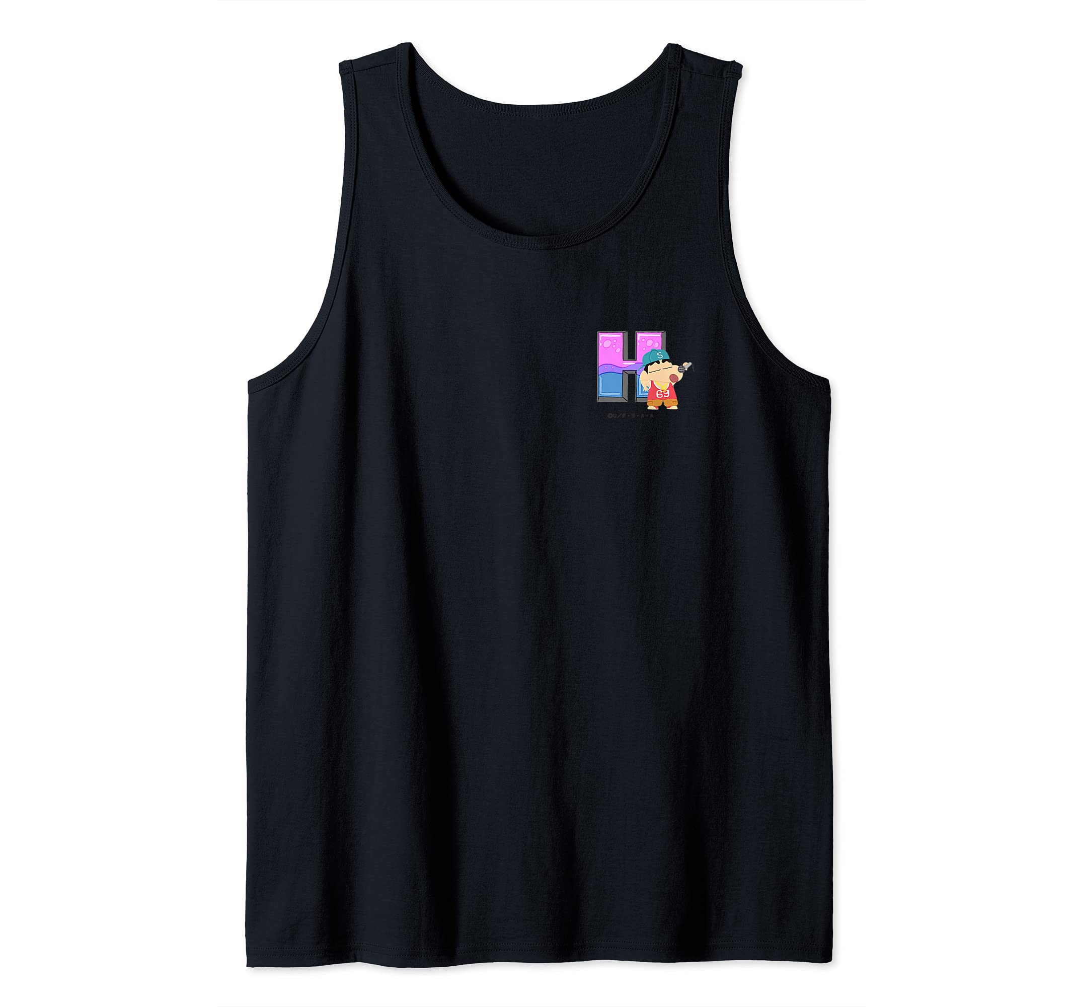 Crayon Shin-chan FUN! FUN! STUDY A to Z ”H” one point Tank Top