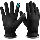 FEWTUR Winter Gloves for Men and Women in Cold Weather - Thermal Gloves with Touchscreen Fingers, Water Resistant Warm Gloves for Running, Bike and Hiking