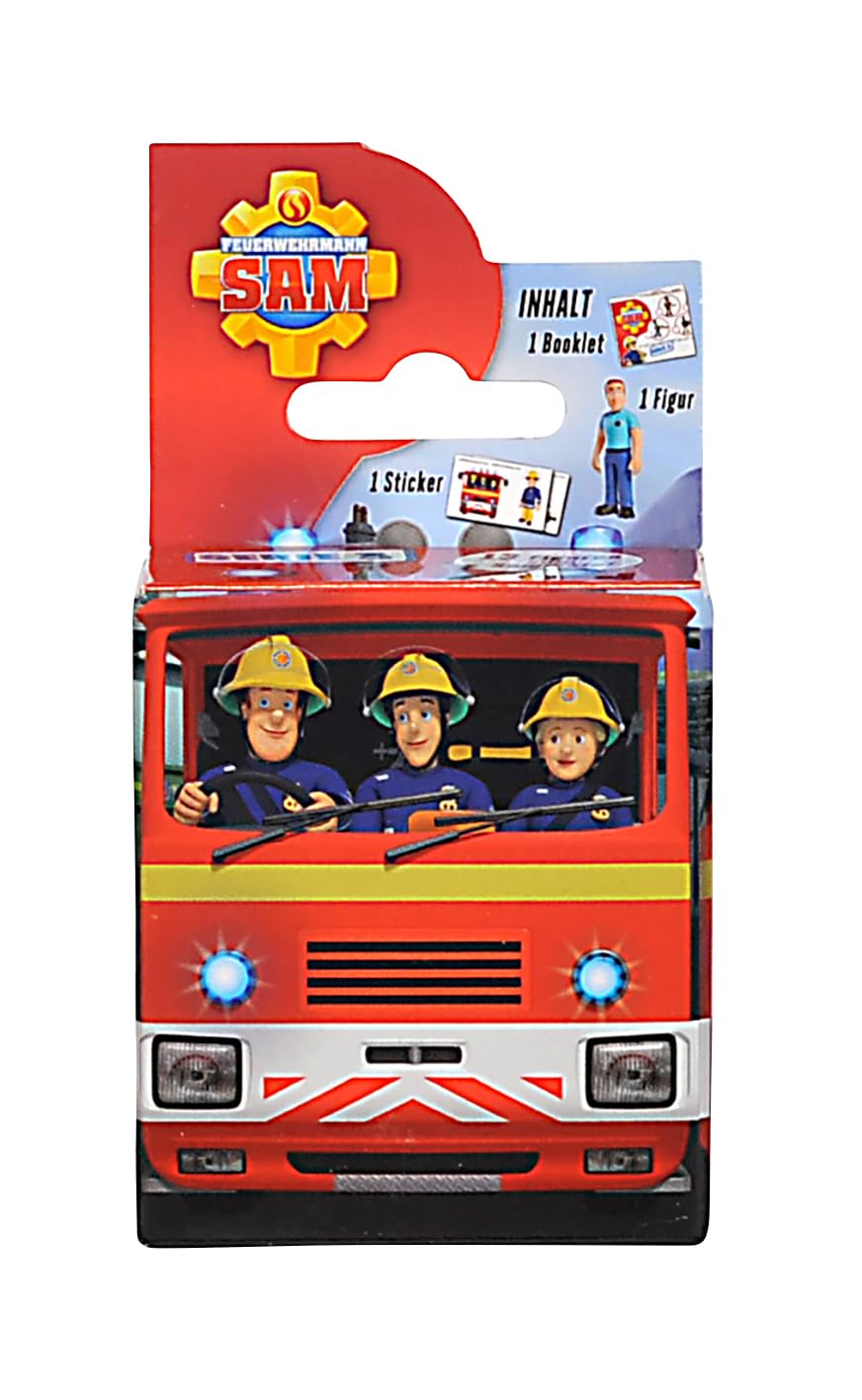 Simba 109251075 Fireman Sam Fireman Collectible Figures Series 3, 13 Assorted Designs, Only One Item Delivered, Popular Characters from Pontypandy to Collect, 5-7 cm, from 3 Years