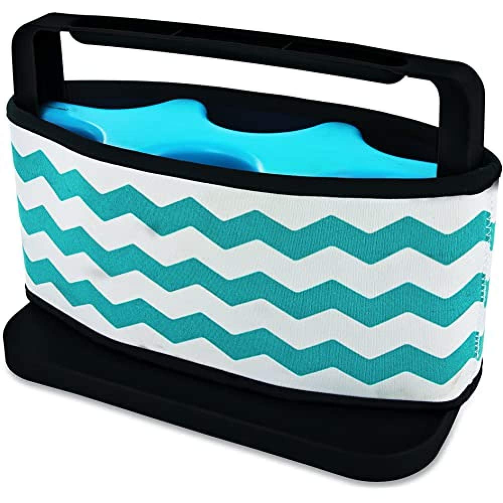 take away KA1465 Can Cooler 6 Cavities Random Colours, Plastic, Red/Turquoise