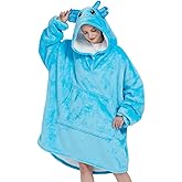 NAFLEAP Blanket Hoodie Women Girls Wearable Blanket Adult Oversized Fleece Sherpa Christmas Sweatshirt Gift for Women Kids