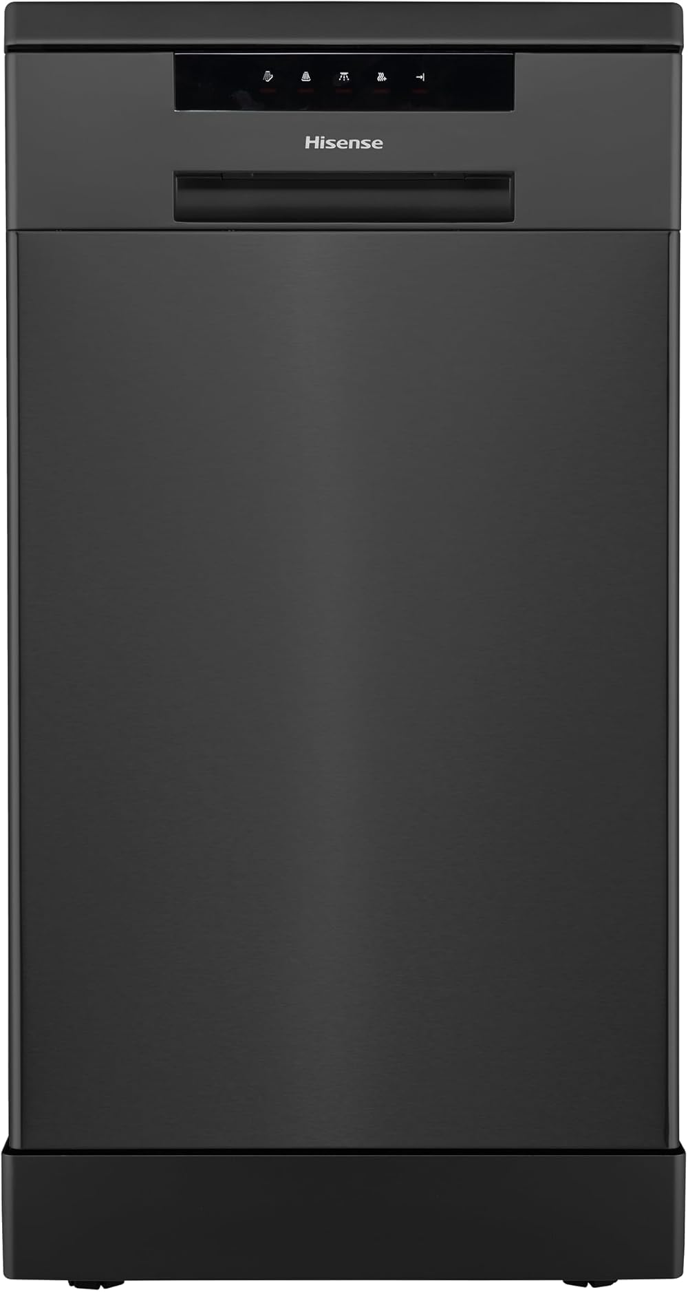 Hisense HS523E15BUK Slimline Free Standing Dishwasher Black 10 Place 30 Minute