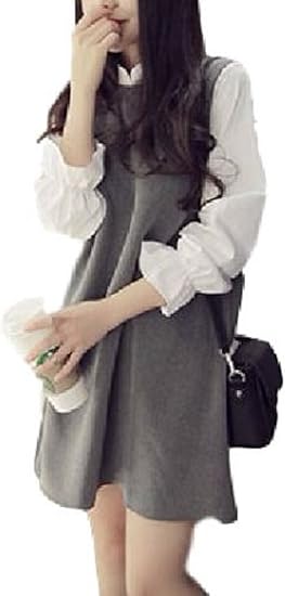 Amazon ニブンノイチスタイル 1 2style オシャレ キレイメ 袖あり カジュアル ドレス ワンピース レディース ワンピース チュニック 通販