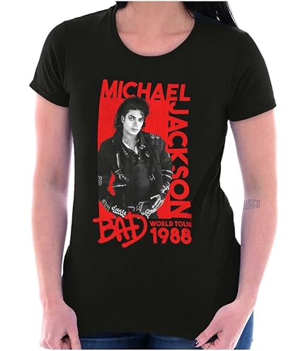 Michael Jackson Bad Tour 88 Tokyo T Shirt Size S Black | Amazon.com