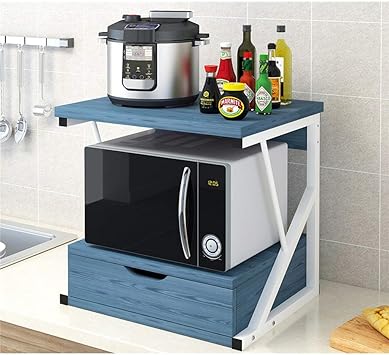 Amazon Com Llf Kitchen Storage Rack Multifunctional 2 Tier