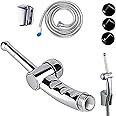 Home Shower Enema Kits Vaginal Anal Cleaner Anal Cleansing Nozzle Fit for Regulator Douche System for Men and Women, 59 inch Shower Hose