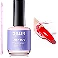 Gellen Liquid Latex for Nails, Peel Off Cuticle Guard for Nail Polish Skin Barrier Protector Nail Art Liquid Latex Tape for Manicure Home Salon 15ml Pink Cuticle Protectors Gifts for Women
