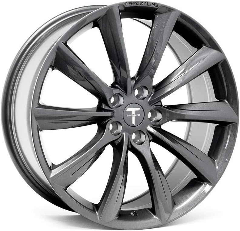 20" TST Tesla Model S Flow Forged Wheel Set Space Gray (Square)