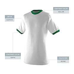 Augusta Sportswear Men's Large Ringer tee