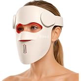 Red Light Therapy Mask for Face, 3D LED Face Mask, Wireless,9 Modes | 300 LEDs, 850nm Infrared &amp; Red Light Therapy, 10-Min Timer, 2500mAh Rechargeable, Cordless Design for Home &amp; Travel