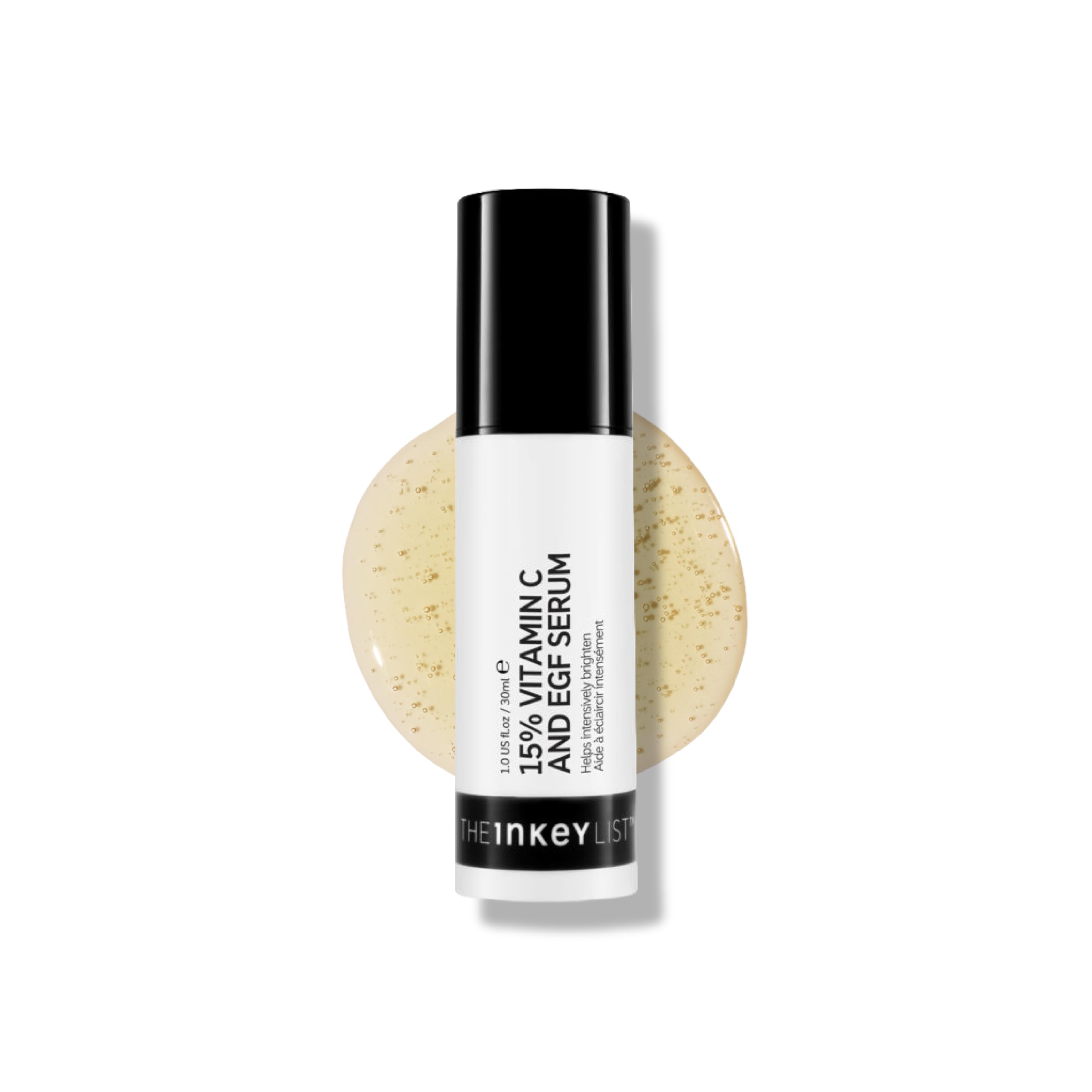 The INKEY List 15% Vitamin C and EGF Serum Helps to Intensively Brighten All Skin Types 30ml