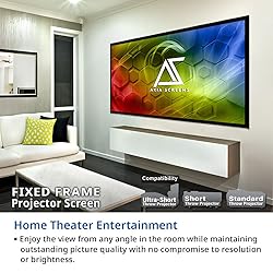 Akia Screens Fixed Frame Projector Screen 100 inch