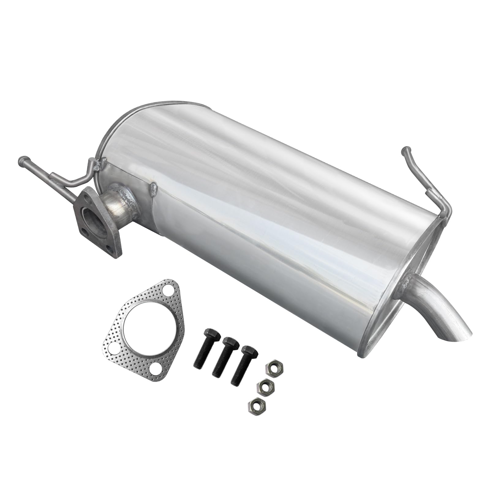 Photo 1 of * ISSUE ATTACHING NUT TO ONE BOLT, SEE IMAGE FOR REFERENCE * Rear Exhaust Muffler Compatible With 2014-2018 Mitsubishi Outlander 2.4L Exhaust Muffler