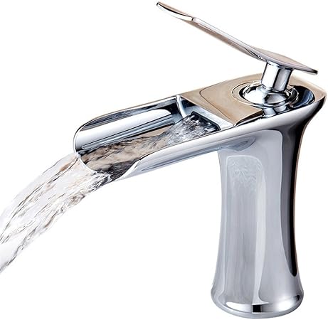 Nohope Waterfall Faucet Lavatory Faucet Cold Hot Mixed Faucet