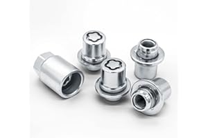 FHRHRY 00276-00900 Wheel Lock Lug Nuts Set M12 x 1.5, Compatible with 2001-2025 Toyota Avalon C-HR Camry Celica Corolla Highlander Matrix Mirai MR2 Prius RAV4 Sienna Solara Tacoma Venza Yaris & Lexus, Chrome