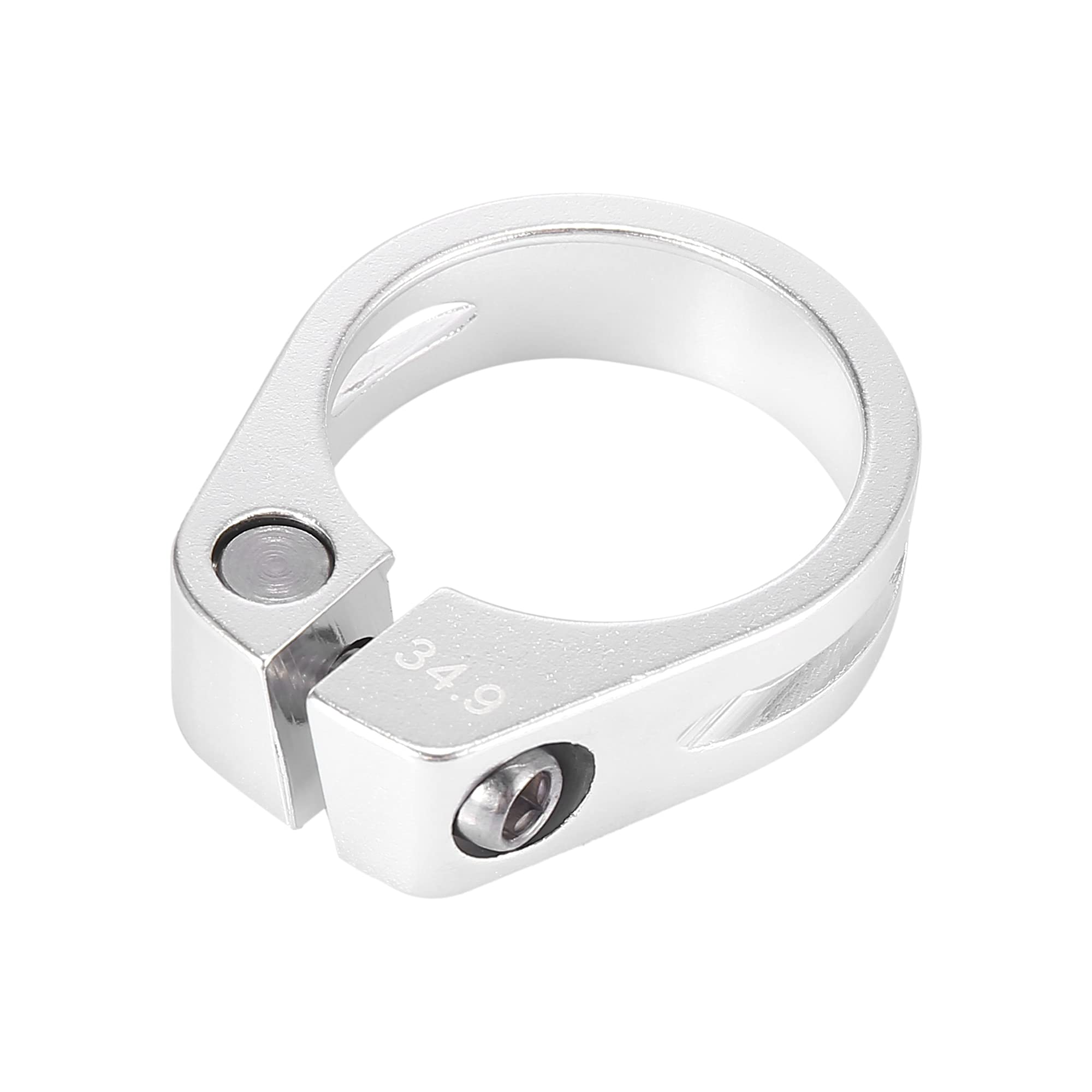 X AUTOHAUX 34.9mm Bike Bicycle Seat Post Clamp Seat Post Adapter Replacement