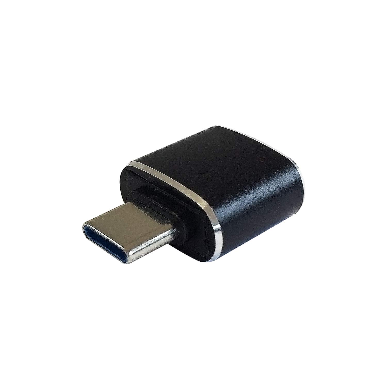 AISENS - A108-0369 - Mini USB 3.1 Gen2 3A Adapter, Type USB-C/M-A/H, Black