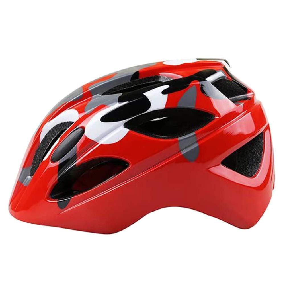 ANUFER Bike Helmet for Kids 7-15 Years Old Lightweight Adjustable Outdoor Sports Protective Helmet SN602C022 Red