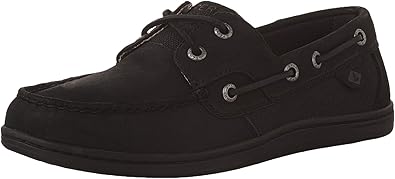 sperry koifish boat shoe black