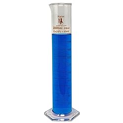 2000ml Graduated Cylinder, Borosilicate 3.3