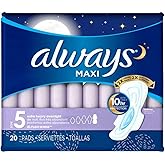 Always Extra Heavy Overnight Maxi Pads with Flexi-Wings - 20 Count