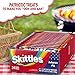 SKITTLES America Mix Red, White & Blue Patriotic Candy, 2-Ounce Full Size Bag (Pack of 24)