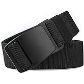 WYuZe Men's Military Tactical Web Belt, Casual Nylon Webbing with No Metal Buckle