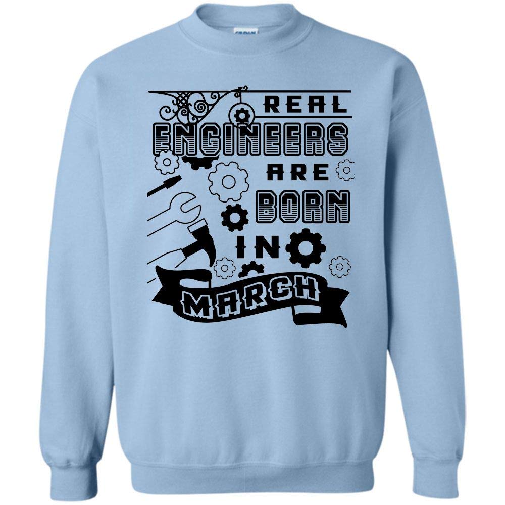 Coolest Engineer T Shirt Real Engineers Are Born In March Kitilan