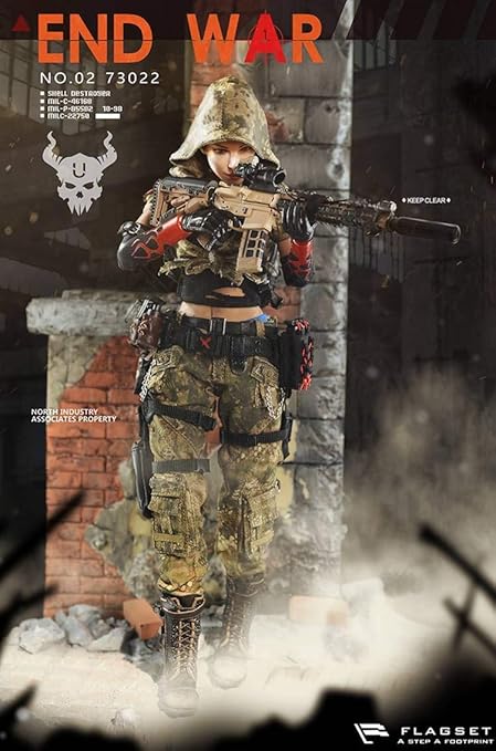 Shepper Com 1 6 Scale Flagset Action Figures Fin De Guerre Umir Femme Pieds Aventure Figurines Statues