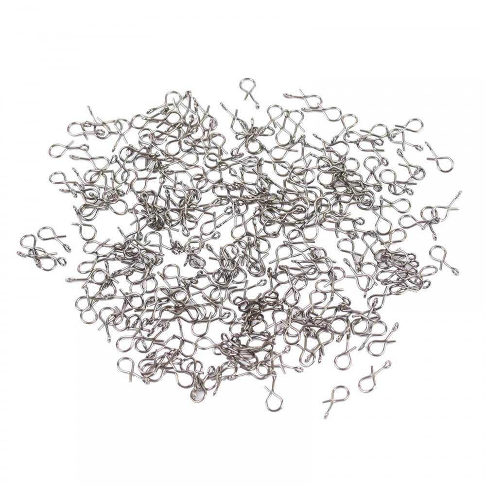 100PCS Fly Fishing Snaps, Quick Lure Change Clips Stainless Steel No Knot Fast Snaps for Flies Jigs Lures