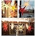 Paper Star Lantern, HotPar Paper Star Lantern with Cord, Paper Star Lantern, 5 Hanging Paper Star Decor Set for Baby Shower Wedding Birthday Holloween Xmas Party Supplies Home Decor (Gold-Silver-Red)