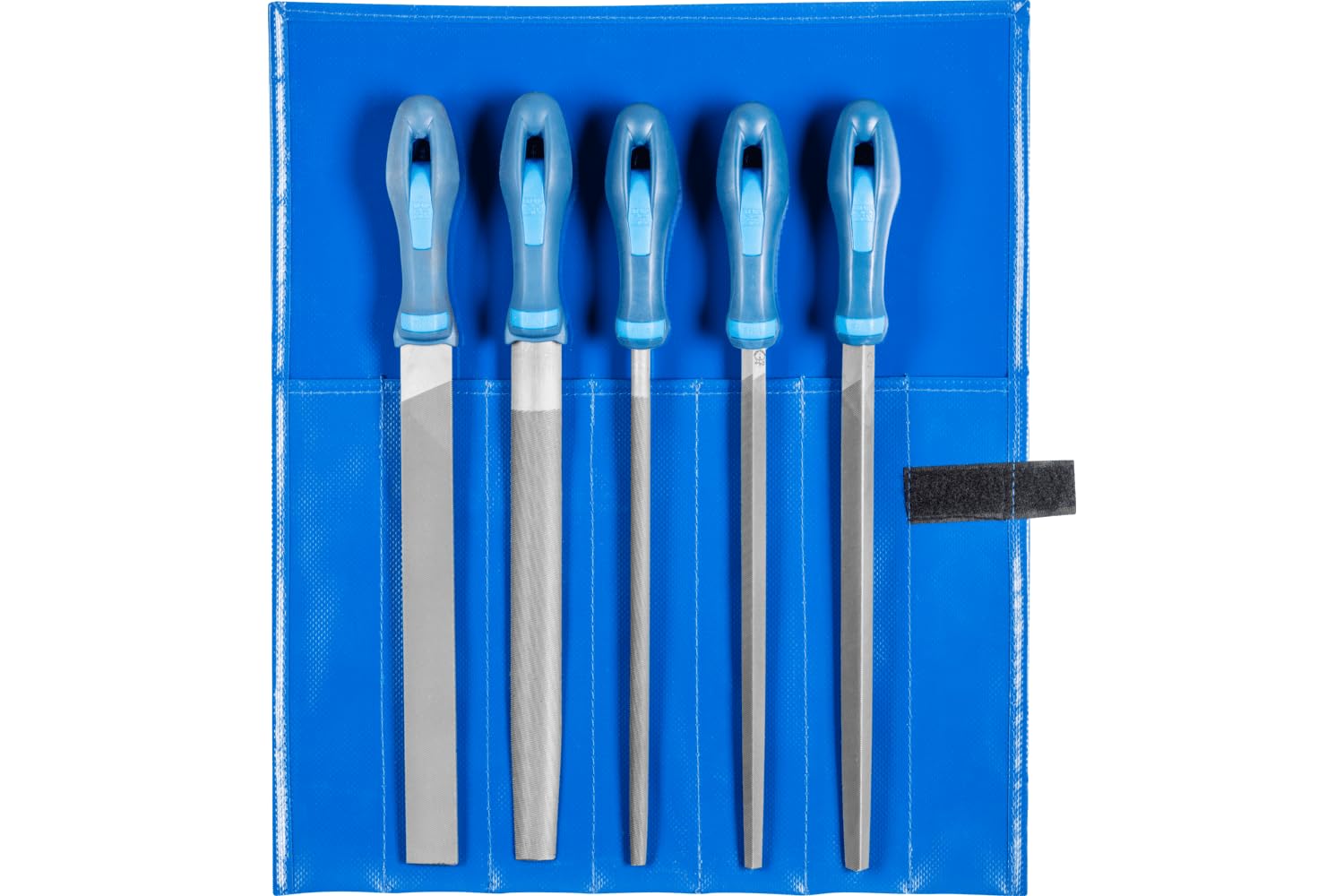 Pferd 542WR250H2 Type Cut 2 Machinist's File Set, Multi-Colour, 250 mm, 5-Piece
