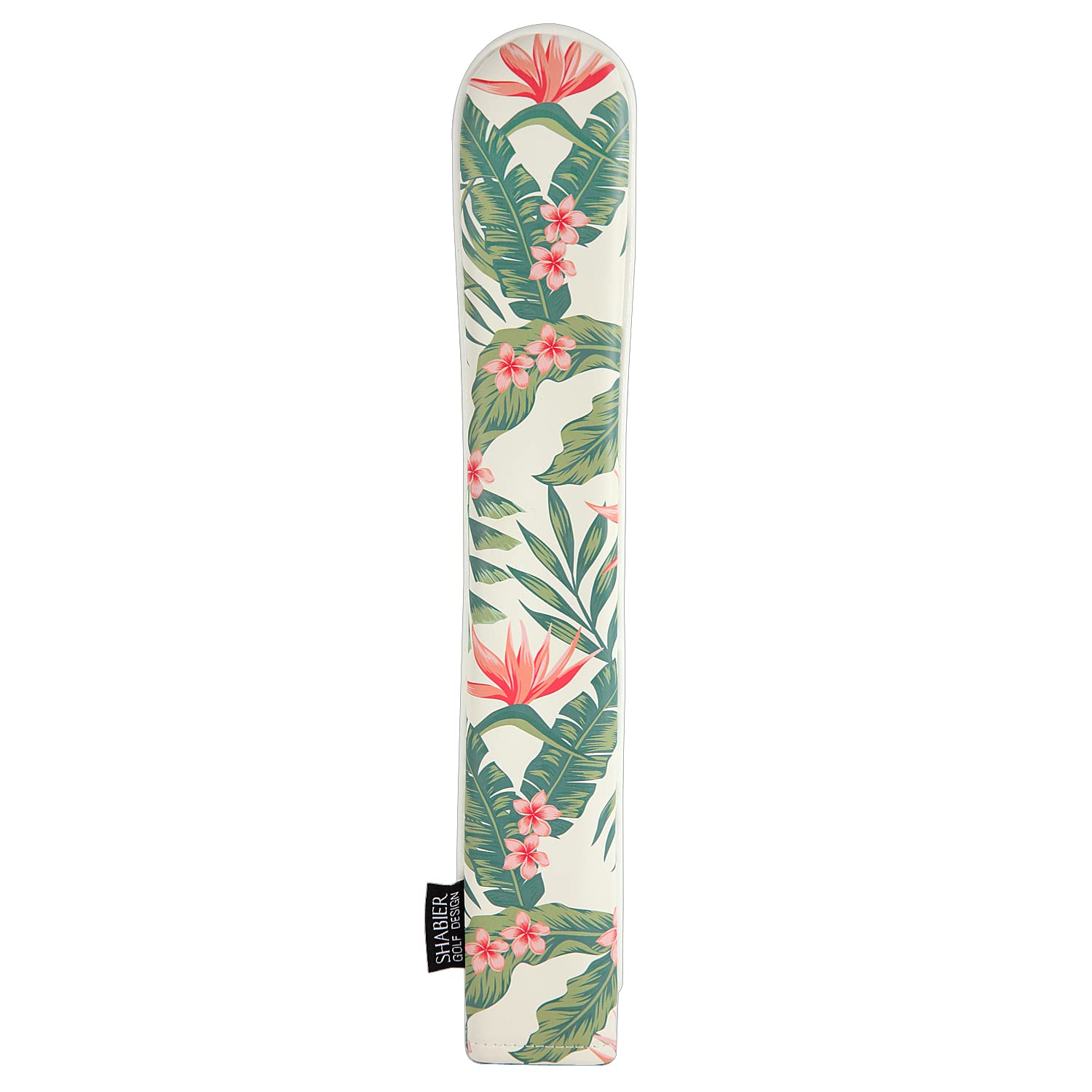 SHABIER PU Leather Waterproof Golf Alignment Stick Cover Club Protector Holds Sticks (Hawaiian Flowers)