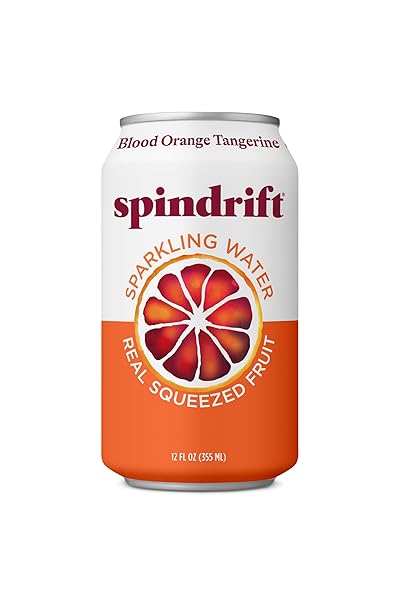 SPINDRIFT BLOOD ORANGE TANGERINE SPARKLING WATER SINGLE, 12 FZ