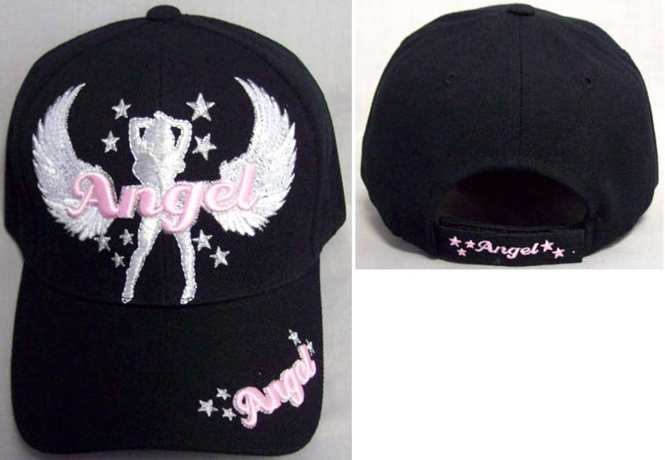 "Angel " Women Embroidered Baseball Caps Hats (WomCap32 Z) at Amazon Women’s Clothing store