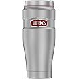 THERMOS Stainless King SK1005 Vacuum-Insulated Travel Tumbler, 16 Ounce, Stainless Steel