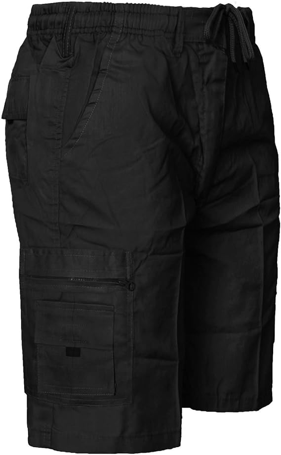 mens elasticated waist shorts uk