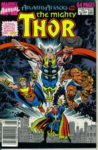 The Mighty Thor Annual #14 : Set Ascending (Atlantis Attacks - Marvel Comics) Paperback – 1989