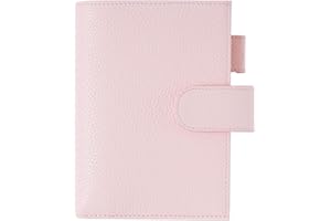 Moterm Leather Cover for Moleskine Pocket - Fits Moleskine Pocket Daily/Weekly Planner and Moleskine Pocket Classic, with Pen Loop, Card Slots and Back Pocket (Pebbled-Quartz)