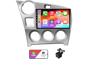 2+32G Android 13 Double Din Car Radio Stereo for Toyota Matrix 2009-2014 with 9" Touchscreen Radio Built-in Wireless Carplay/